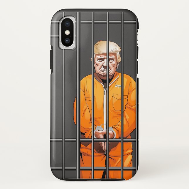 Trump in Jail Case-Mate Phone Case, Apple iPhone X Case-Mate iPhone Case (Back)