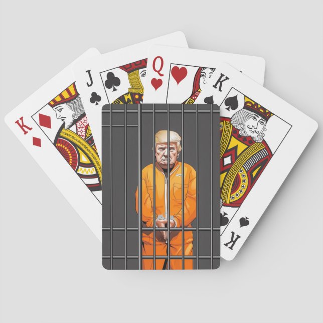 Trump in Jail Playing Cards (Back)