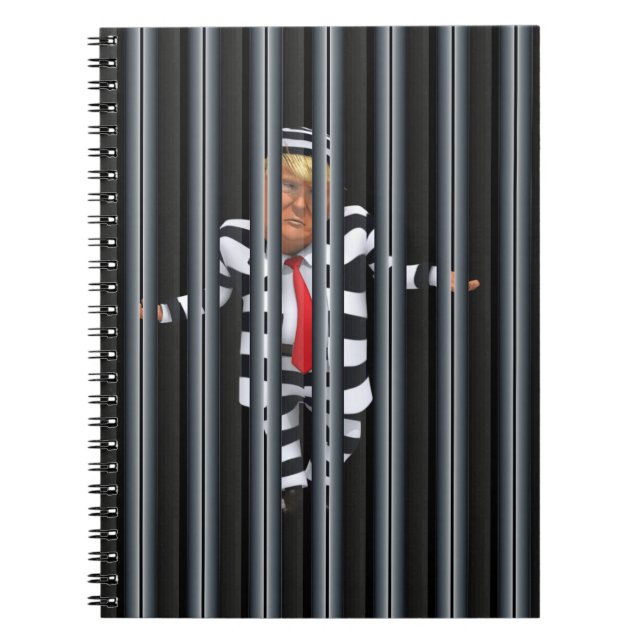 Trump in Prison Wear Notebook (Front)