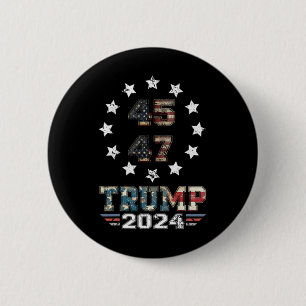 Trump Ination Attempt Trump 2024 You Missed Twice 6 Cm Round Badge