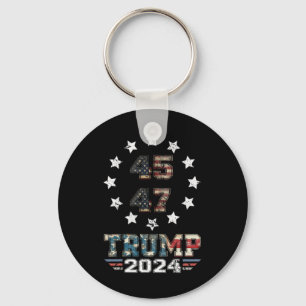 Trump Ination Attempt Trump 2024 You Missed Twice  Key Ring