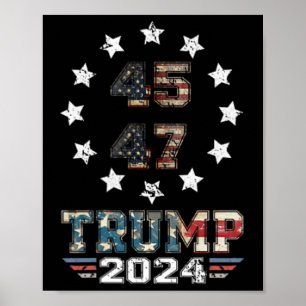 Trump Ination Attempt Trump 2024 You Missed Twice Poster