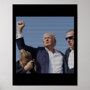 Trump Ination Attempt - Trump's Rally Pennsylvania Poster