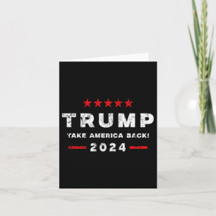 Trump Ination Attempt You Missed Twice 2 Sided Card