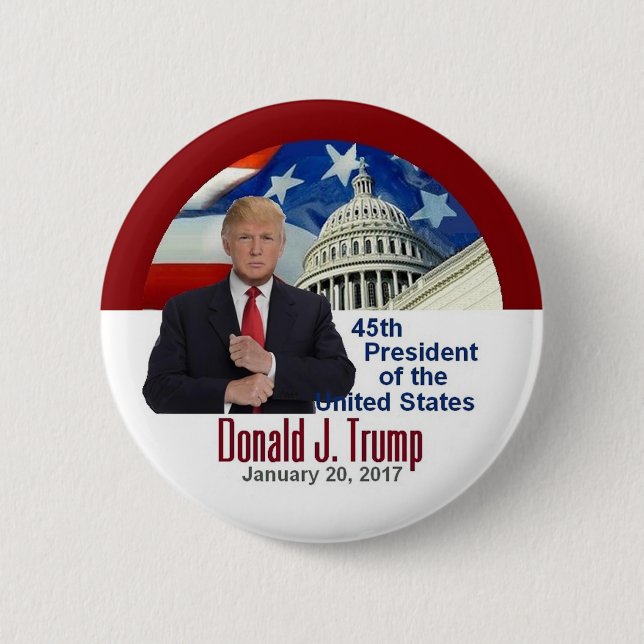 TRUMP Inauguration Button (Front)