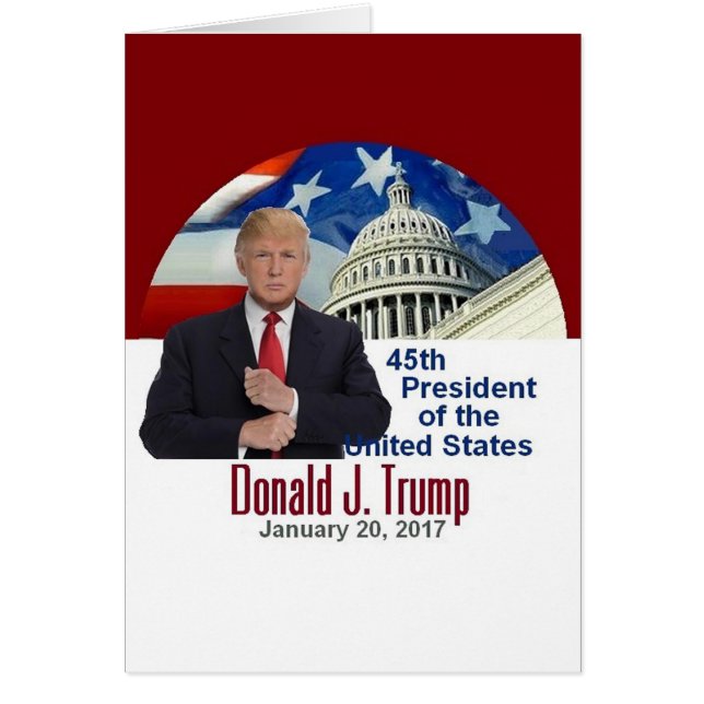 TRUMP Inauguration Card (Front)