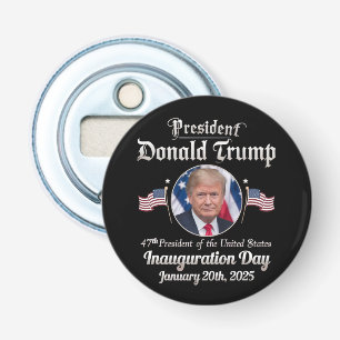 Trump Inauguration Day 2025 47th USA President Bottle Opener