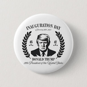 Trump Inauguration Day 2025 Proud Maga  6 Cm Round Badge