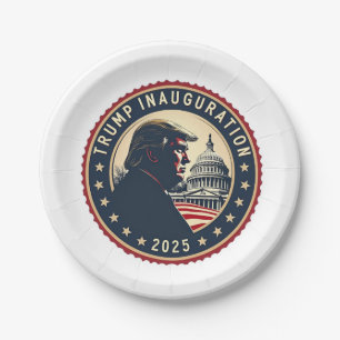 Trump Inauguration Day 2025 Proud Maga  Paper Plate