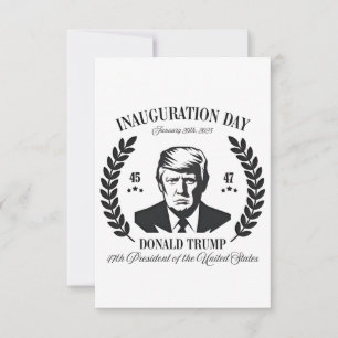 Trump Inauguration Day 2025 Proud Maga  Thank You Card