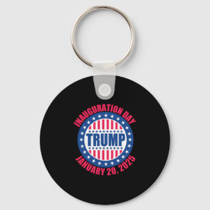Trump Inauguration Day 2025 Usa Patriotic January Key Ring