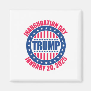 Trump Inauguration Day 2025 Usa Patriotic January  Magnet