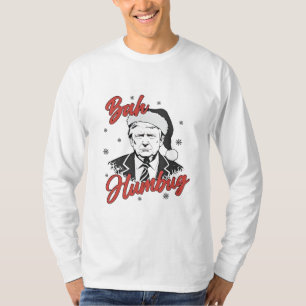 Trump Inauguration Day Christmas Santa bah humbug T-Shirt
