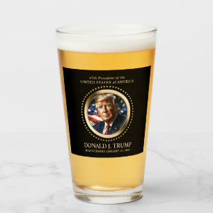 Trump Inauguration Day Collectors Beer Glass