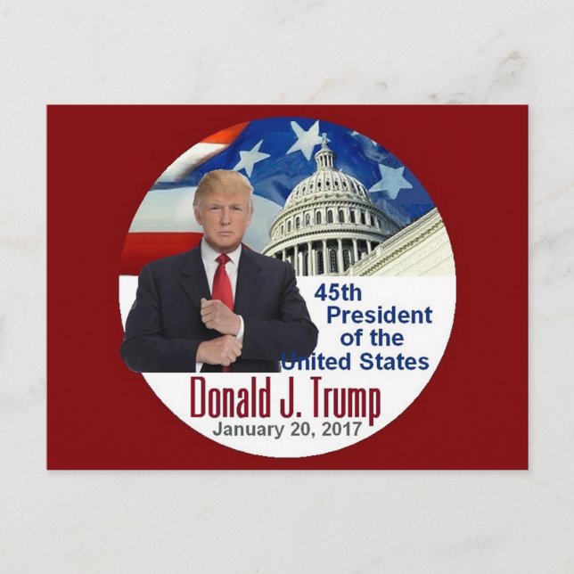 TRUMP Inauguration Postcard (Front)