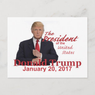TRUMP Inauguration Postcard