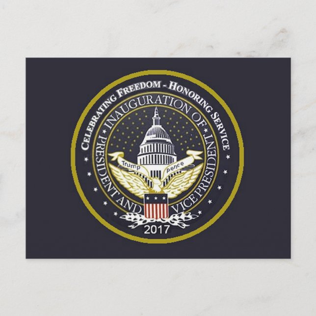 TRUMP Inauguration Postcard (Front)