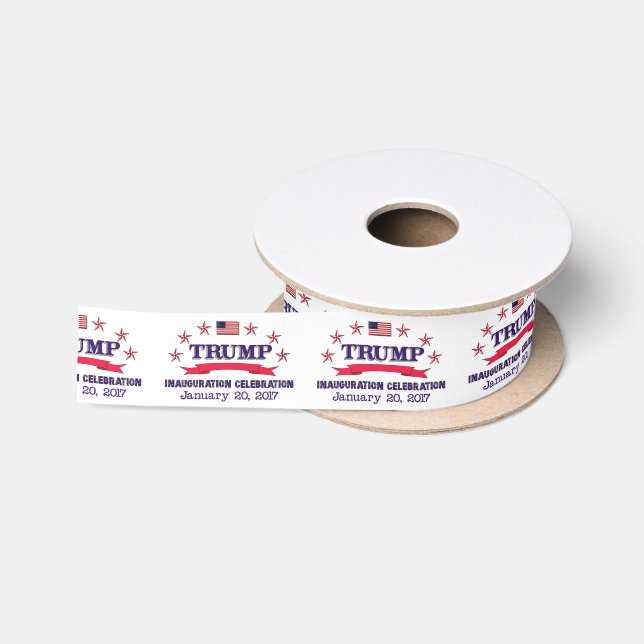 Trump Inauguration Satin Ribbon (Spool)