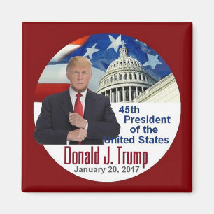 TRUMP Inauguration Sguare Magnet