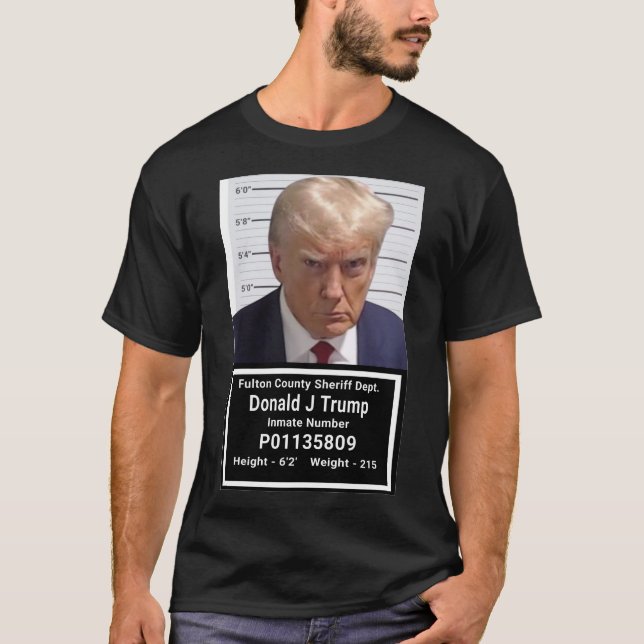 Trump Inmate Mugshot T-Shirt (Front)