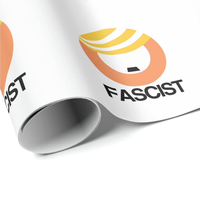 Trump is a Fascist Wrapping Paper (Roll Corner)