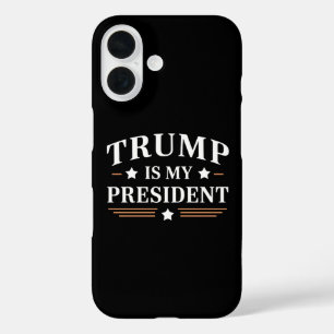 Trump Is My President 47th US Vintage iPhone 16 Case
