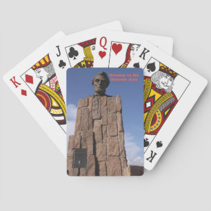 Trump is no Honest Abe Playing Cards