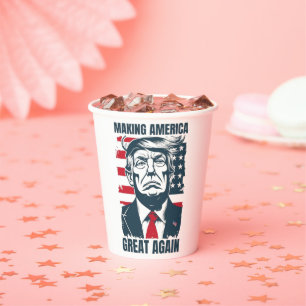Trump is President Coffee Mug Paper Cups