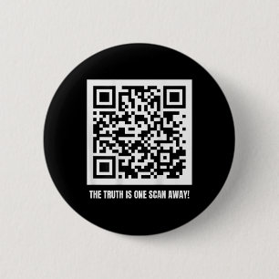 Trump Is Your President - Qr Trump Code 6 Cm Round Badge