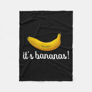 Trump It's Banana (for Scale) Funny Fleece Blanket