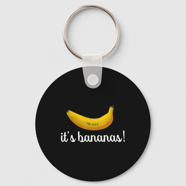 Trump It's Nana (for Scale) Funny 2  Key Ring (Front)