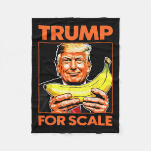 Trump It's Nana (for Scale) Starship Funny 10  Fleece Blanket