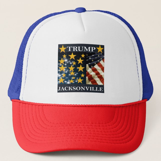 TRUMP JACKSONVILLE TRUCKER HAT (Front)