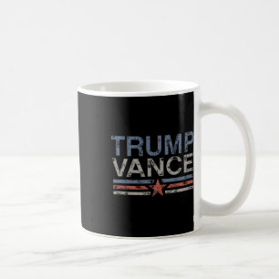 Trump Jd Vance 2024 Retro Stripe Trump Vance 2024 Coffee Mug
