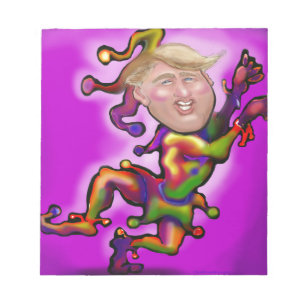 Trump Jester Notepad