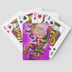 Trump Jester Playing Cards