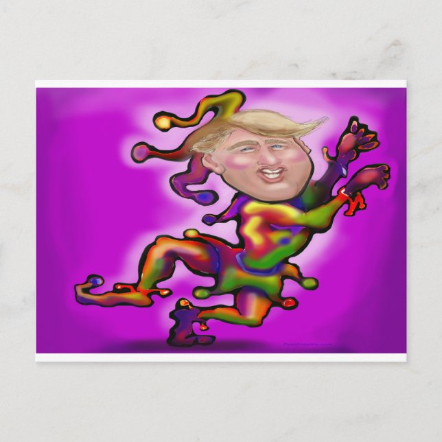 Trump Jester Postcard (Front)
