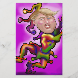 Trump Jester Stationery