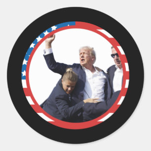 Trump July 13 Victory  Classic Round Sticker