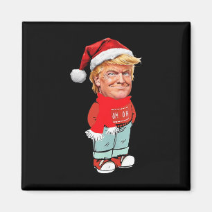 Trump Just A Chill Guy Funny Christmas Design Magnet
