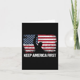 Trump Keep America First Card