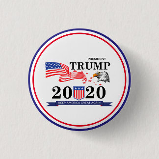 Trump Keep America Great Again 2020 USA Button