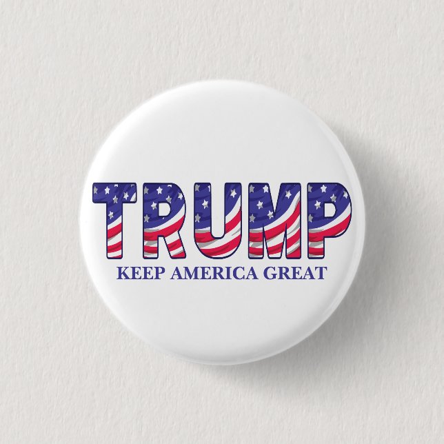  Trump Keep America Great  Gift  3 Cm Round Badge (Front)
