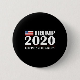 Trump Keeping America Great- Funny Trump 6 Cm Round Badge