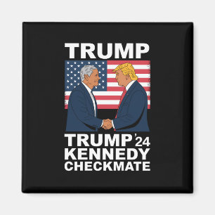 Trump Kennedy Checkmate 2024 Vote Trump Kennedy  Magnet
