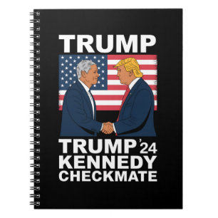 Trump Kennedy Checkmate 2024 Vote Trump Kennedy  Notebook