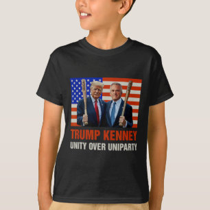 Trump Kennedy Unity Over Uniparty 2025 Funny Elect T-Shirt
