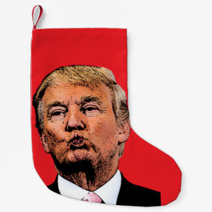 TRUMP KISS CHRISTMAS STOCKING
