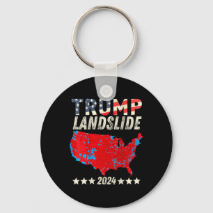 Trump Landslide 2024 Electoral Map Trump Winner (o Key Ring