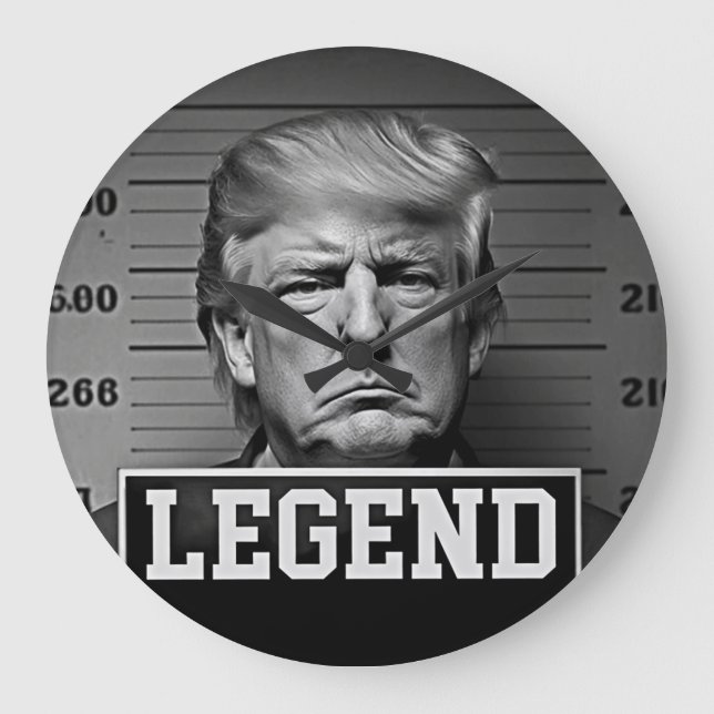 Trump Legend Large Clock (Front)